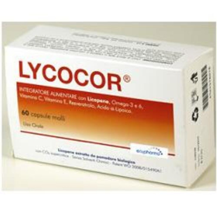 Lycocor Integratore Alimentare per Funzionalità Cardiovascolare 60 Capsule Molli - LYCOCOR