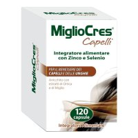 Migliocres Capelli e Unghie Integratore Alimentare 120 Capsule - F&F Migliocres Capelli e Unghie Integratore Alimentare 120 Capsule - F&F