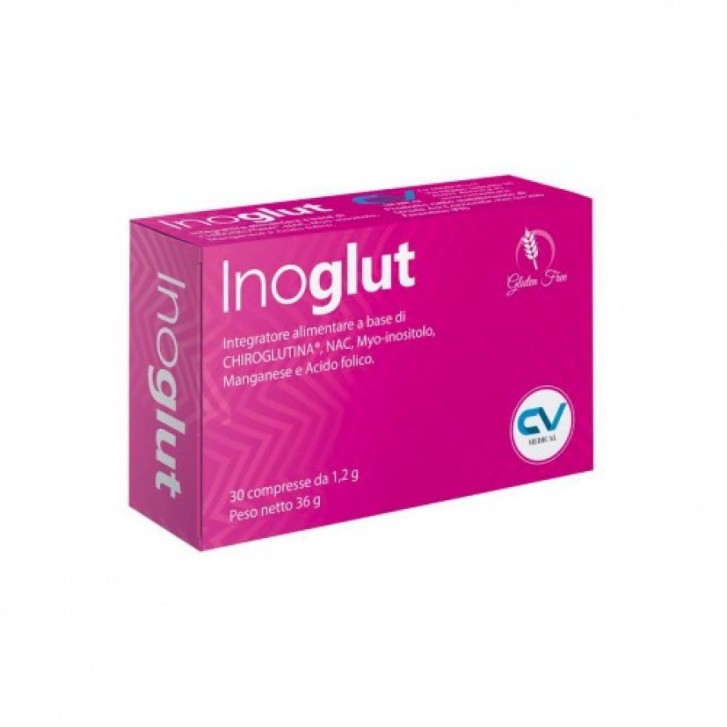 Inoglut Integratore Alimentare Benessere Generale 30 Compresse - CV MEDICAL Inoglut Integratore Alimentare Benessere Generale 30 Compresse - CV MEDICAL