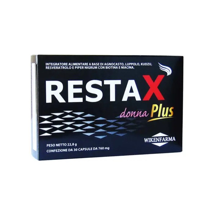 Restax Donna Plus Integratore per Capelli e Unghie 30 Capsule - Wikenfarma