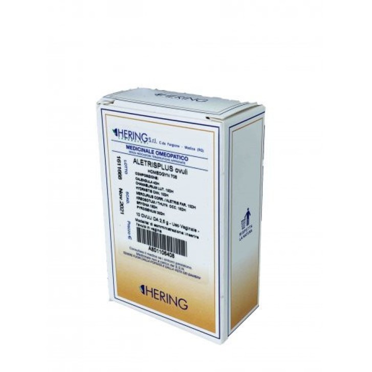 Aletrisplus Ovuli Vaginali 10x2,5g - Hering Aletrisplus Ovuli Vaginali 10x2,5g - Hering