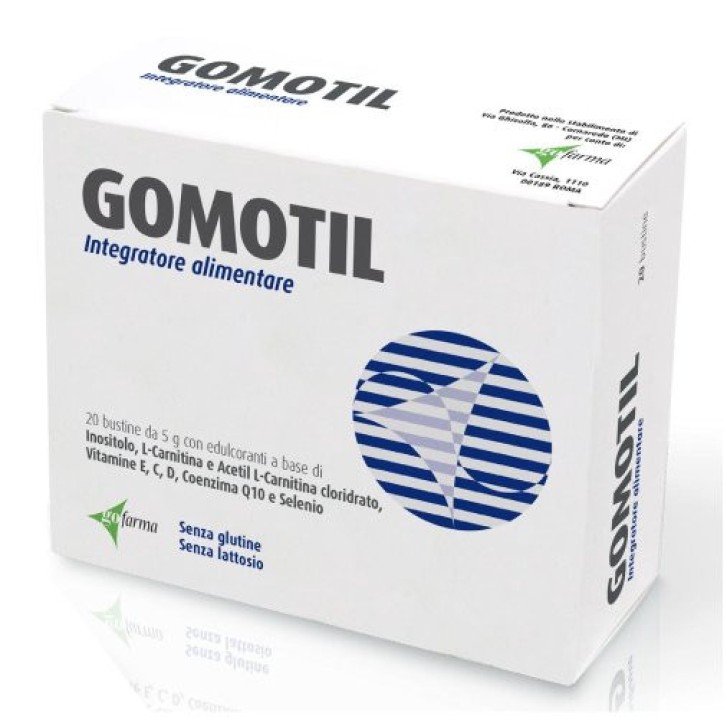 Gomotil Integratore Alimentare in Polvere Orale Senza Glutine e Lattosio 20 Bustine - Go Farma Gomotil Integratore Alimentare in Polvere Orale Senza Glutine e Lattosio 20 Bustine - Go Farma
