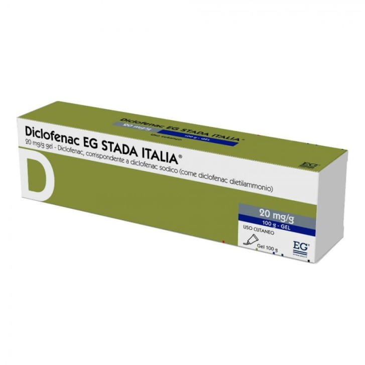 Diclofenac EG STADA Italia 20 mg/g Gel 100g - EG STADA Italia