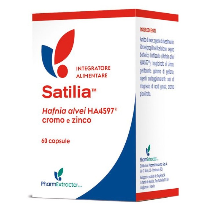 Satilia Integratore Probiotico con Zinco e Cromo 60 Capsule - Pharmextracta