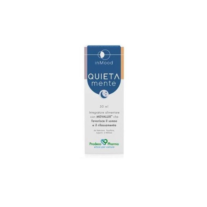 InMood Quietamente Gocce 50ml Rilassamento e Sonno Senza Alcool - Prodeco Pharma