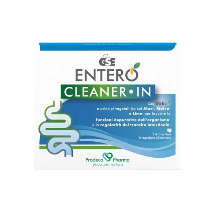 GSE Entero Cleaner Integratore Alimentare Regolarità Intestinale 14 Bustine - GSE