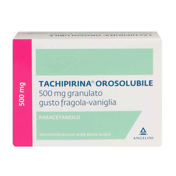 Tachipirina Orosolubile 500 mg Granulato Gusto Fragola e Vaniglia - Tachipirina