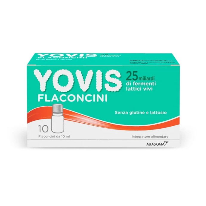 Yovis Integratore Fermenti Lattici 25 Miliardi Cellule Vive 10 Flaconcini Yovis Integratore Fermenti Lattici 25 Miliardi Cellule Vive 10 Flaconcini
