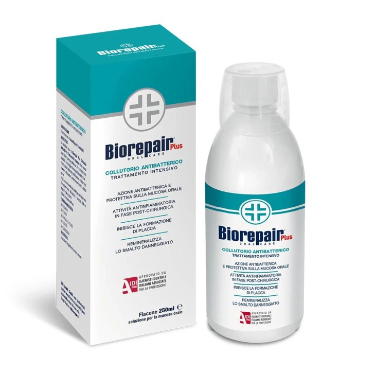 Biorepair Plus Collutorio Antibatterico con Probiotici Trattamento Intensivo 250ml - Biorepair Biorepair Plus Collutorio Antibatterico con Probiotici Trattamento Intensivo 250ml - Biorepair
