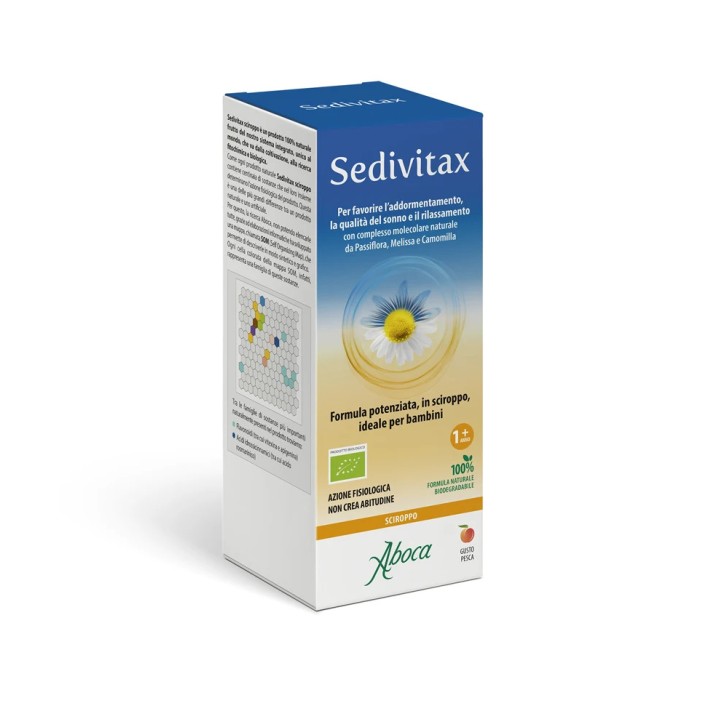 Sedivitax Sciroppo Integratore Naturale per Sonno e Rilassamento 220g - Aboca Sedivitax Sciroppo Integratore Naturale per Sonno e Rilassamento 220g - Aboca
