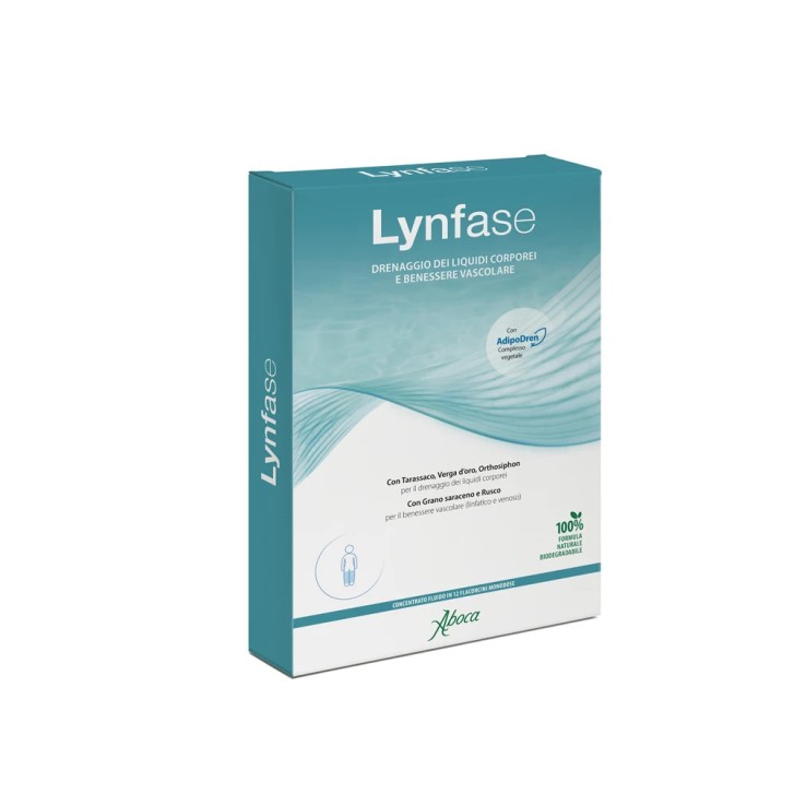 Lynfase Concentrato Fluido Integratore Drenaggio Liquidi Corporei 12 Flaconcini - Aboca Lynfase Concentrato Fluido Integratore Drenaggio Liquidi Corporei 12 Flaconcini - Aboca