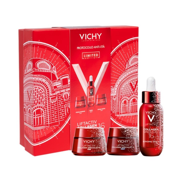 Liftactiv Collagen Specialist 16 Cofanetto Anti Età Siero 30ml Crema Giorno Notte - Vichy