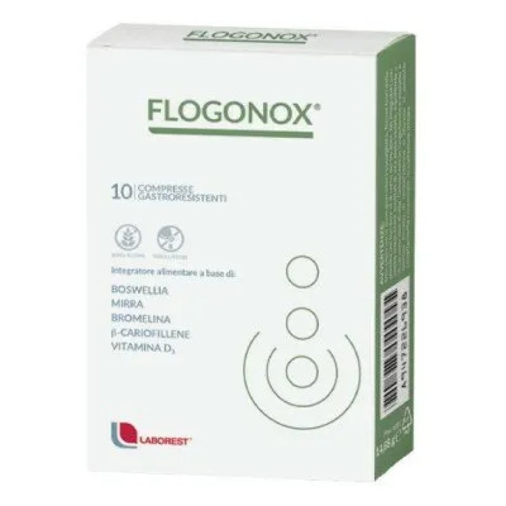 Flogonox Integratore per Stati di Tensione Localizzati 10 Compresse Gastroresistenti - Uriach Italy Srl