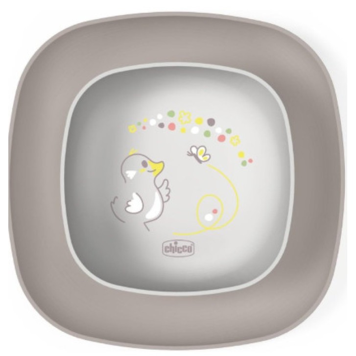 Chicco Ciotola e Piatto Piano 12M+ Grigio - Chicco