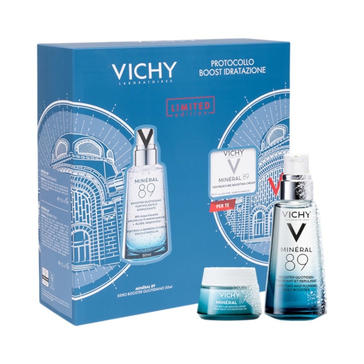 Cofanetto Mineral 89 Siero 50 ml + Crema Mini 15 ml - Vichy