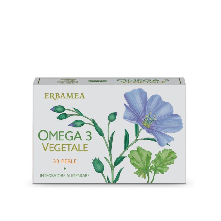 Omega 3 Vegetale Integratore 30 Perle - Erbamea