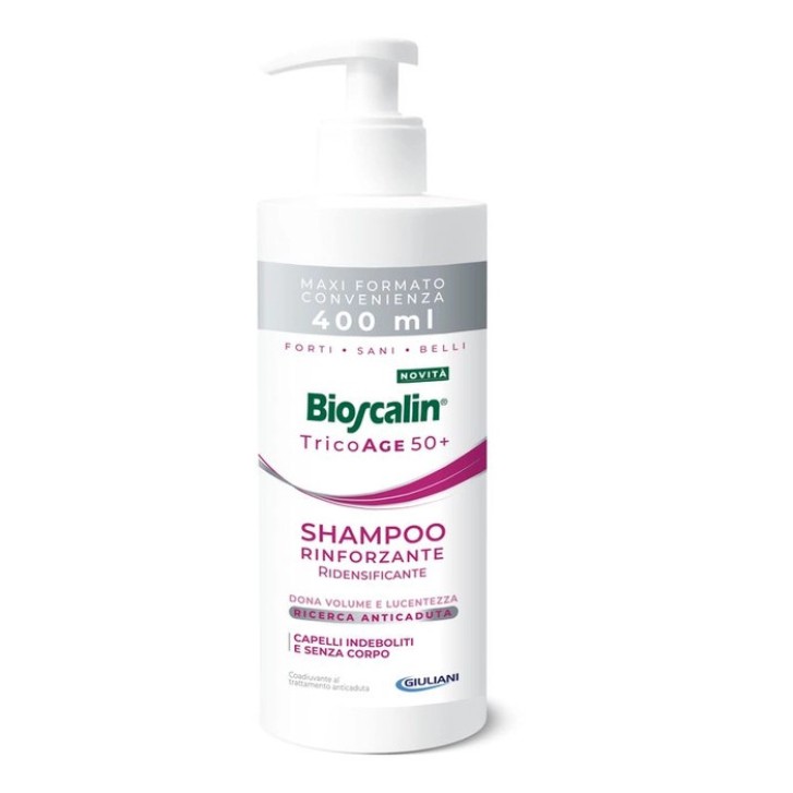 Bioscalin Tricoage Shampoo Rinforzante Ridensificante Maxi Size 400 ml - Bioscalin