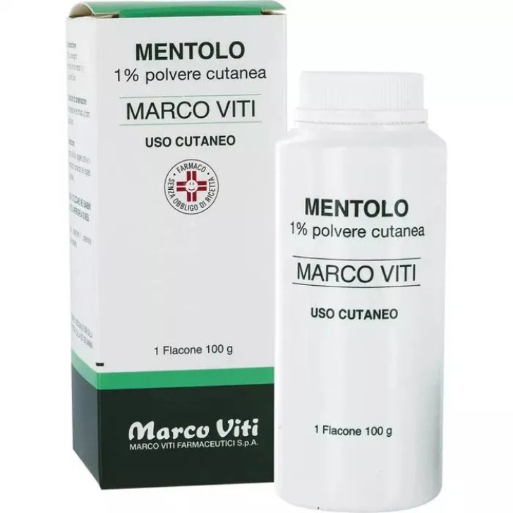 Talco Mentolato Rinfrescante e Lenitivo 100g - Marco Viti