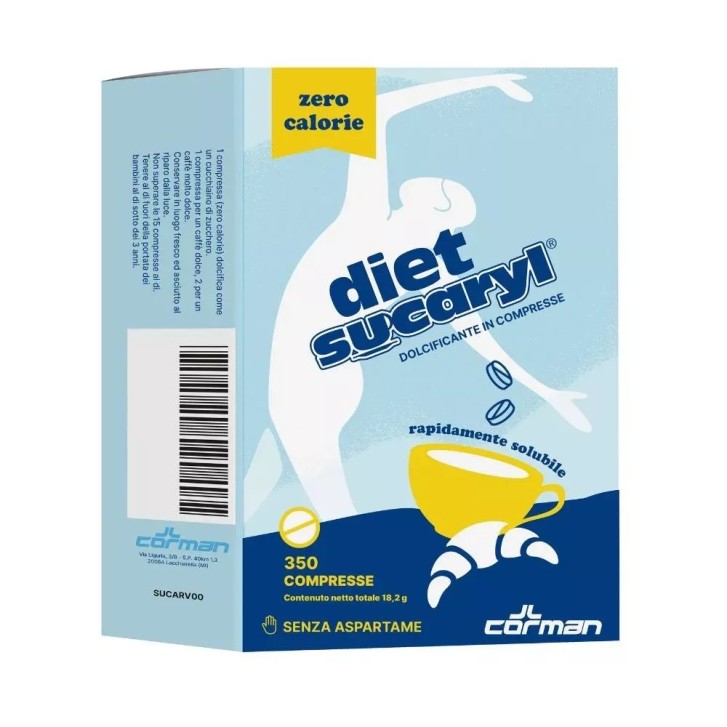 Diet Sucaryl Dolcificante Senza Aspartame per Diabetici 350 Compresse - Diet Sucaryl
