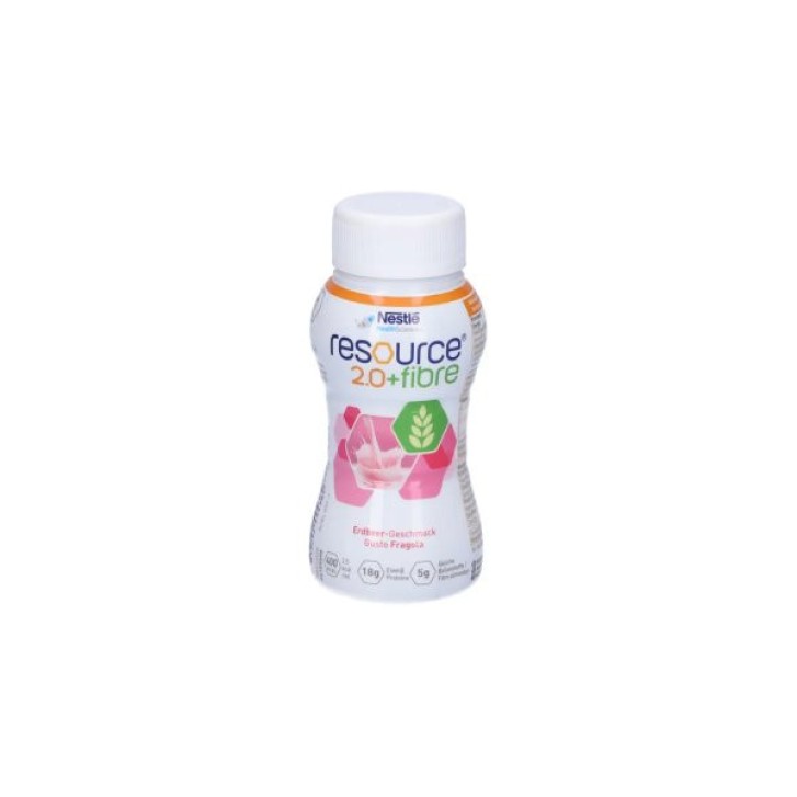 Resource 2.0+fibre Fragola Supplemento Nutrizionale 4x200ml - Nestlè