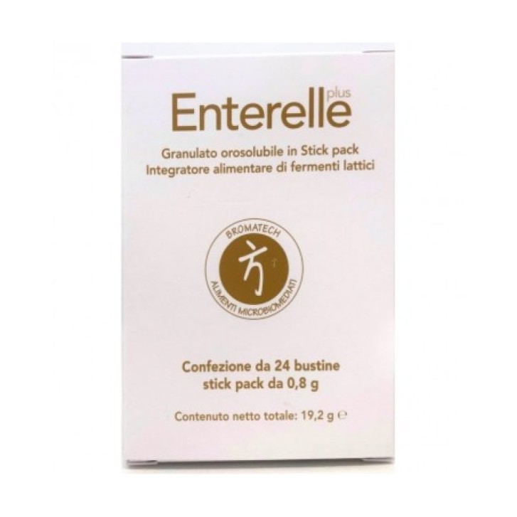 Enterelle Plus Integratore Fermenti Lattici Flora Intestinale 24 Bustine Stick - Enterelle Enterelle Plus Integratore Fermenti Lattici Flora Intestinale 24 Bustine Stick - Enterelle