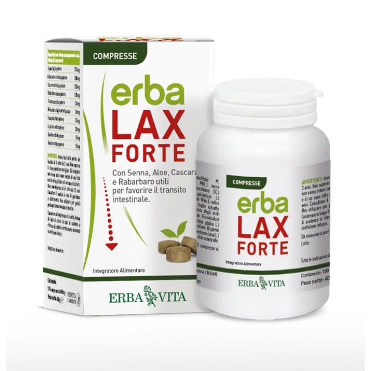 Erbalax Forte Integratore Alimentare 100 Compresse - Erba Vita Erbalax Forte Integratore Alimentare 100 Compresse - Erba Vita