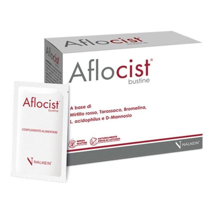Aflocist Integratore Benessere Vie Urinarie Senza Glutine 20 Bustine - Nalkein Aflocist Integratore Benessere Vie Urinarie Senza Glutine 20 Bustine - Nalkein
