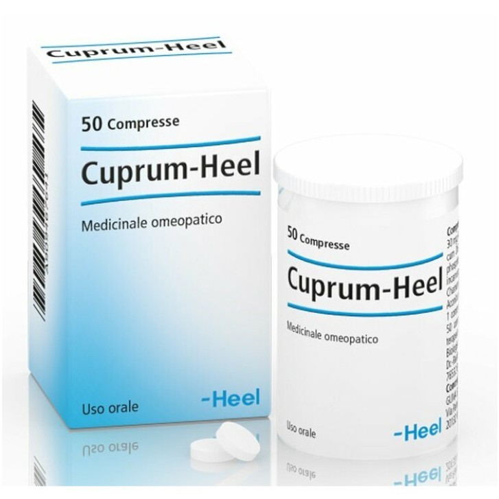 Guna Heel Cuprum 50 Compresse Medicinale Omeopatico per Dolori e Spasmi - Guna