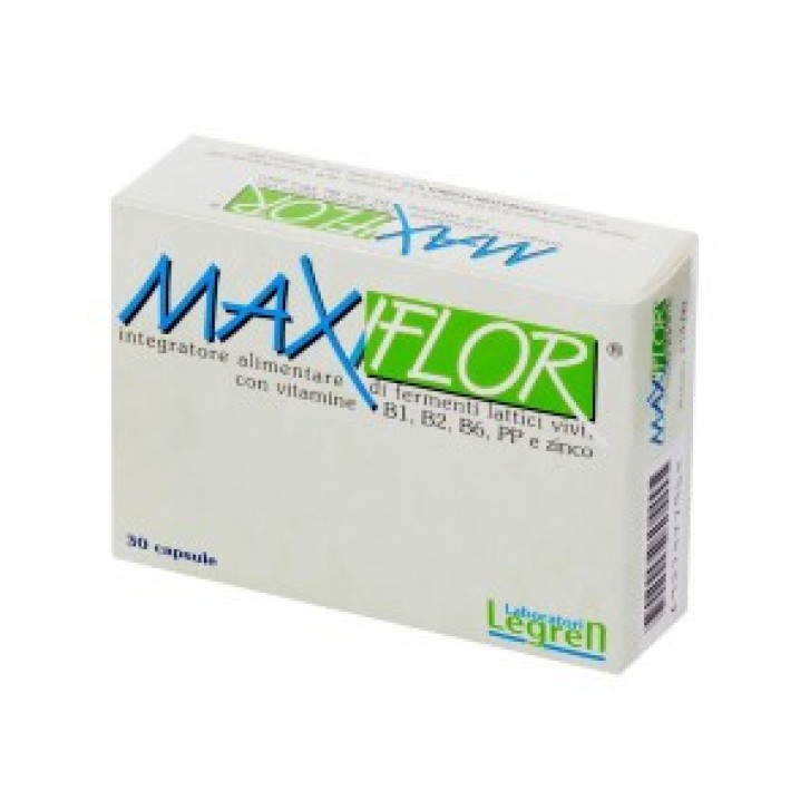 Maxiflor Integratore Alimentare per Flora Intestinale 30 Capsule - Laboratori Legren