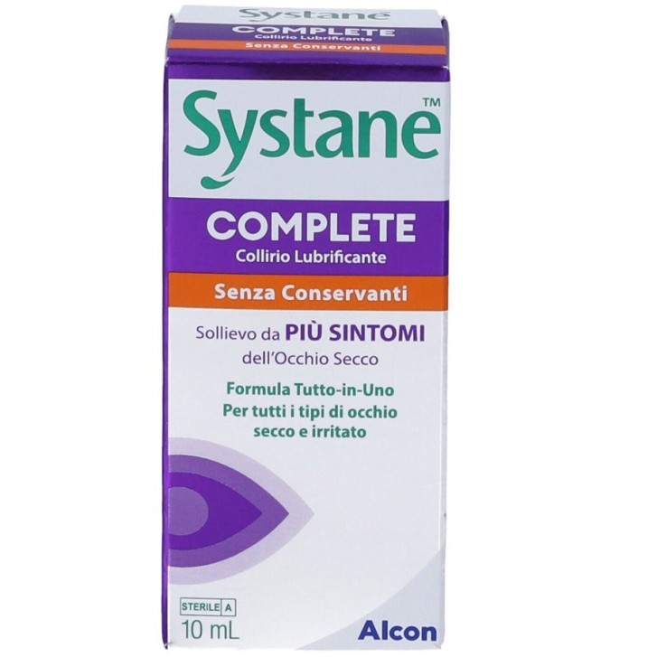 Systane Complete Collirio Lubrificante Senza Conservanti Occhio Secco 10ml - Systane