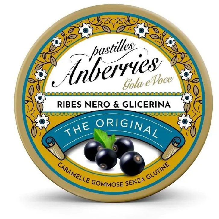 Anberries Classiche Ribes Nero e Glicerina 50g - Eurospital