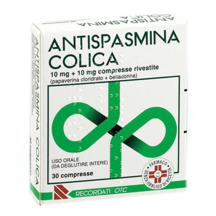 Antispasmina Colica Compresse Rivestite 10 mg + 10 mg - Antispasmina Colica