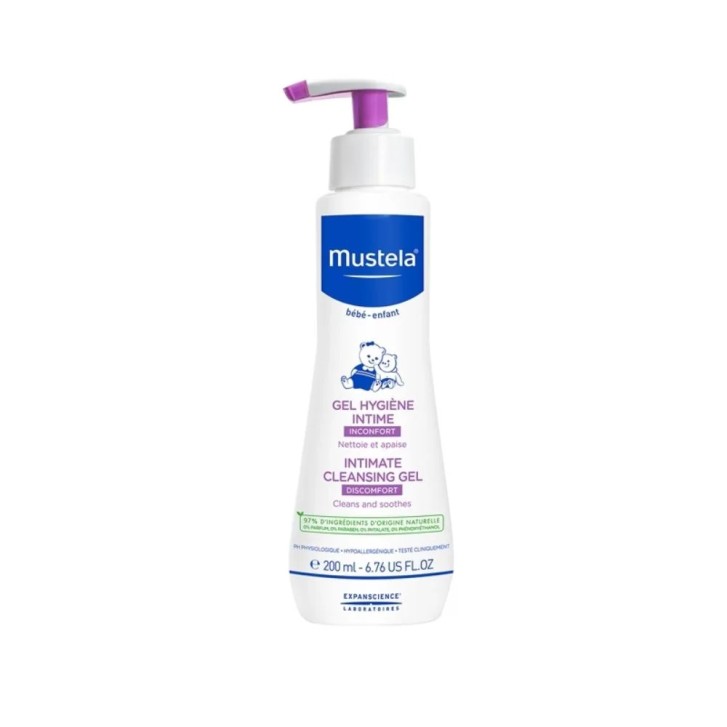 Gel Detergente Intimo Bambini pH Fisiologico Ipoallergenico 200ml - Mustela