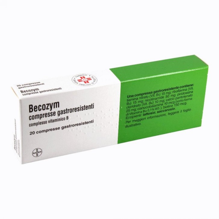 Becozym Compresse Gastroresistenti Complesso Vitaminico B - Becozym