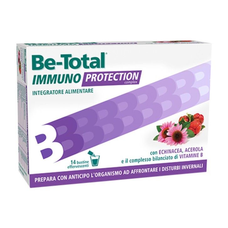 Be-Total Immuno Protection Integratore Alimentare per Difese Immunitarie 14 Bustine - Be-Total