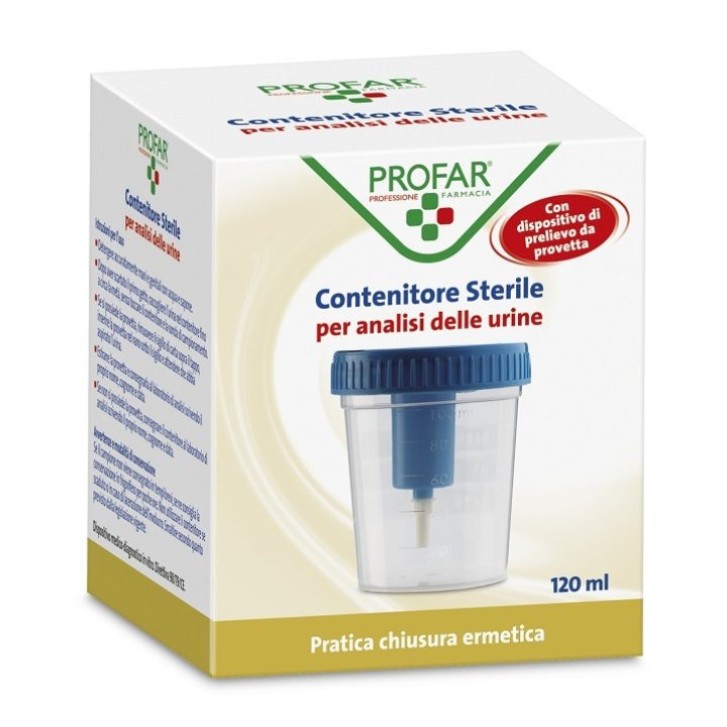 Contenitore Urine Sterile con Tappo di Sicurezza 120ml - Profar