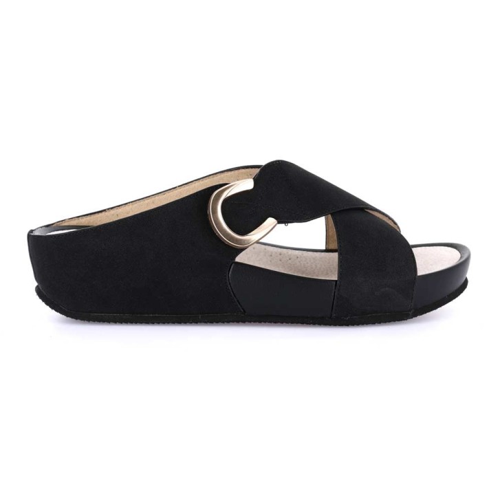 Ciabatta Donna Sintetica Nero Grunland C9dira - Grunland