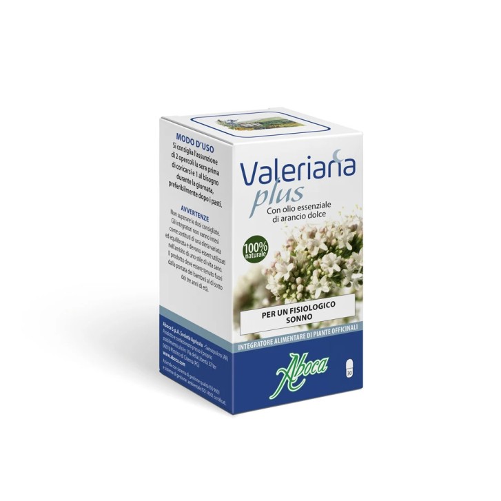 Valeriana Plus Integratore per Sonno Fisiologico 30 opercoli - Aboca
