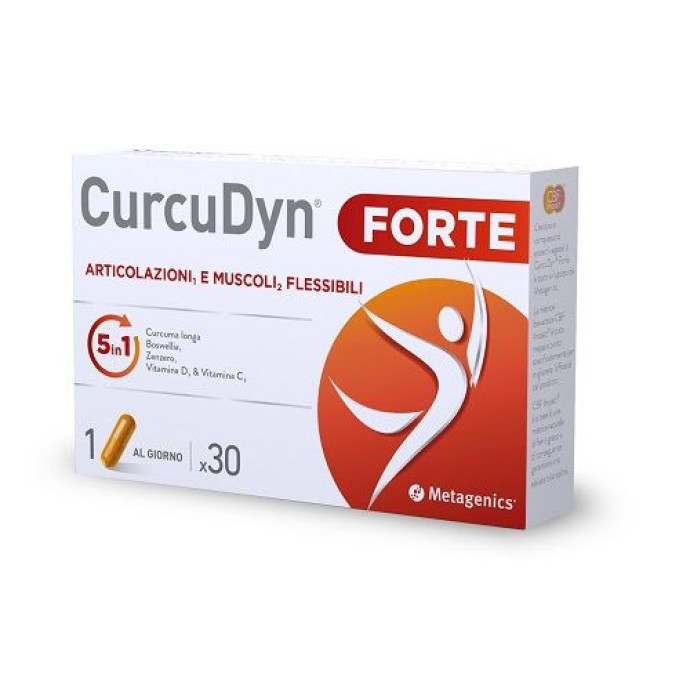 CurcuDyn Forte Integratore per Articolazioni Flessibili 30 Capsule - Metagenics