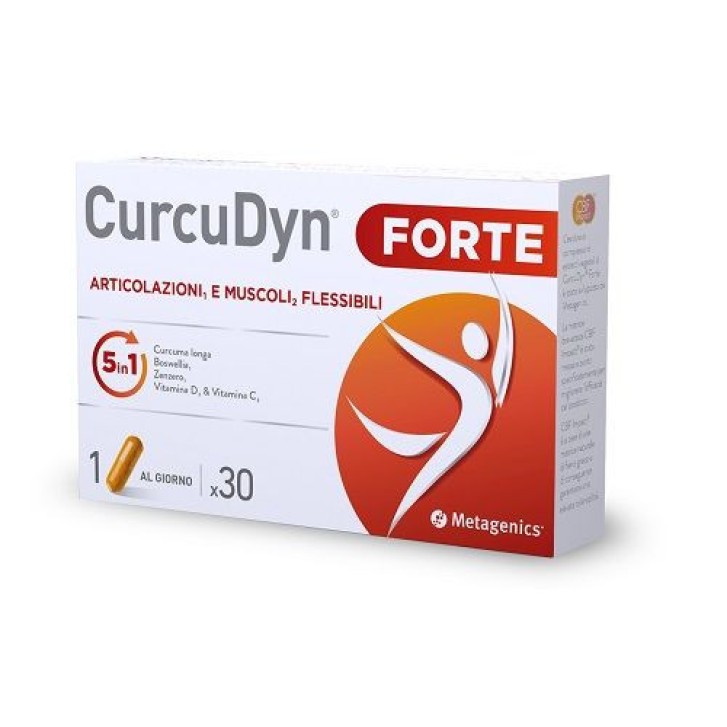 CurcuDyn Forte Integratore per Articolazioni Flessibili 30 Capsule - Metagenics