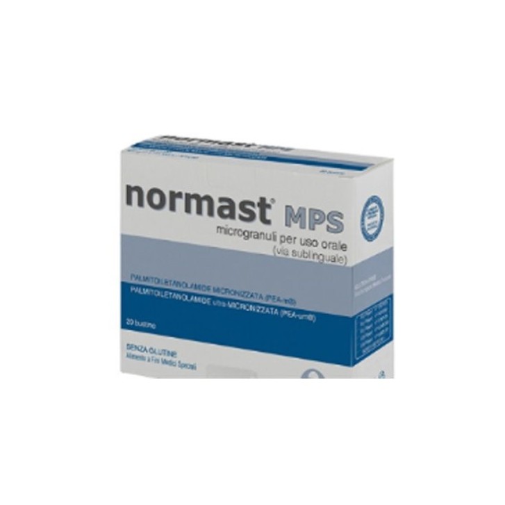Normast MPS Integratore Sublinguale Palmitoiletanolamide 20 Bustine Senza Glutine - NORMAST