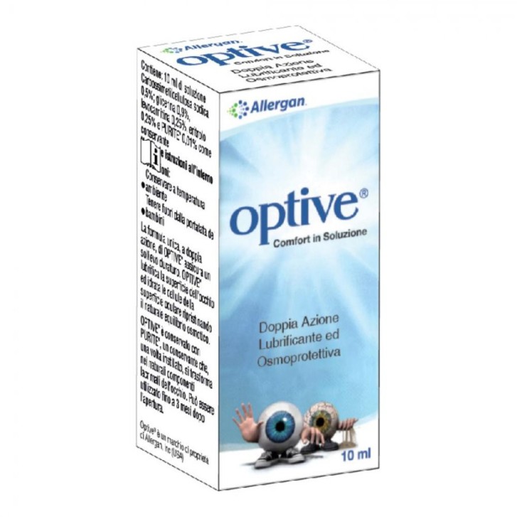 Optive Soluzione Oftalmica Lubrificante Osmoprotettiva 10ml - Optive