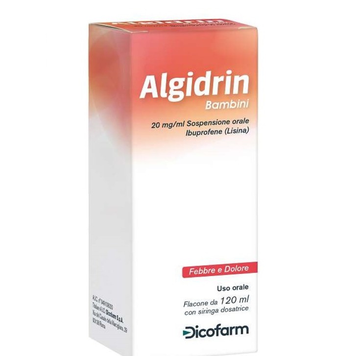 Algidrin 20 mg/ml Sospensione Orale per Bambini - Dicofarm