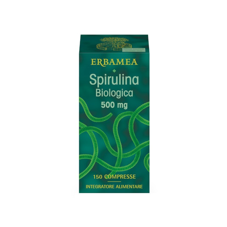 Spirulina Biologica Erbamea Integratore Alimentare 150 Compresse - Erbamea