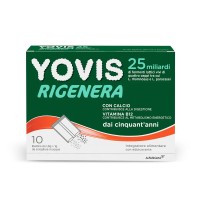 Yovis Rigenera 50+ Integratore Probiotici Prebiotici Calcio Vitamina B12 10 Bustine - Yovis