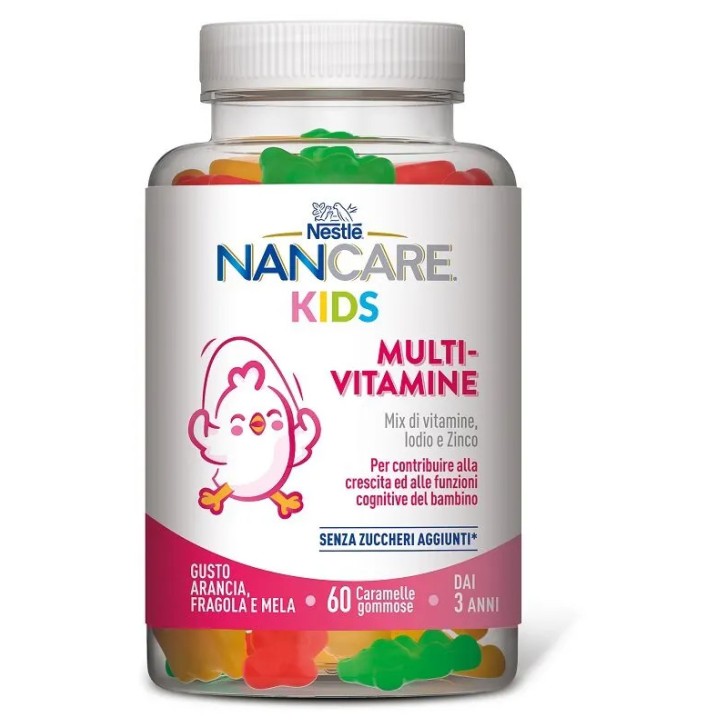Multivitaminico per Bambini 60 Caramelle Gommose - Nestlé Nancare