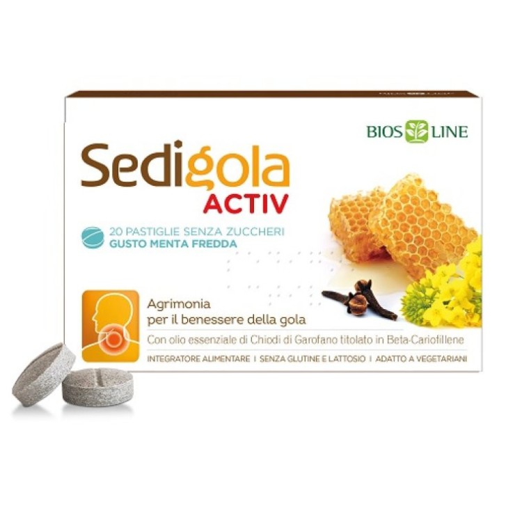 Apix Sedigola Activ Menta, 20 Pastiglie - Apix