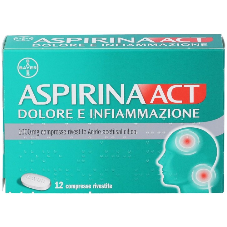 AspirinaACT Dolore e Infiammazione 1000 mg Compresse Rivestite - Bayer