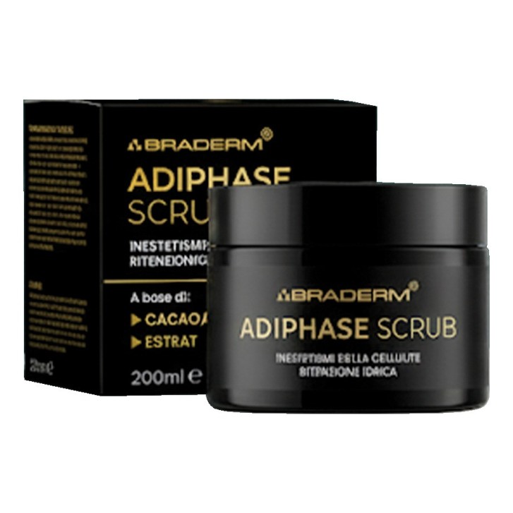 Adiphase Scrub Anticellulite Esfoliante 200ml - Braderm