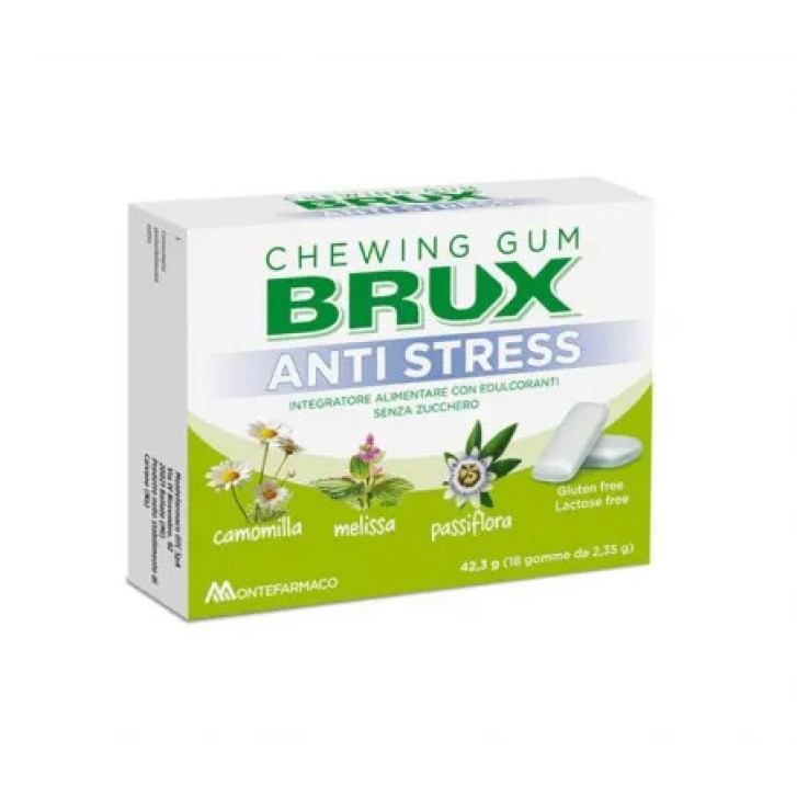 Brux Antistress Chewing Gum 18 Gomme - Brux